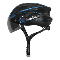 Casco Bikeboy Para Ciclismo Regulable Con Lentes