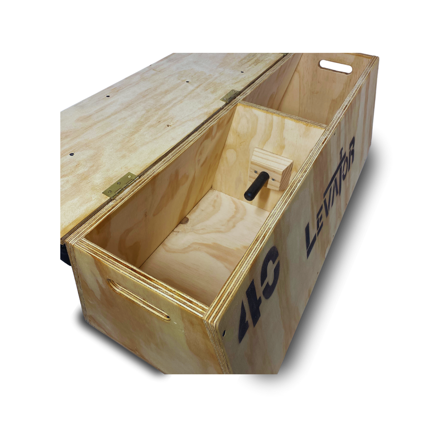 Banco Plano Baúl Y Organizador Discos Preolímpicos Gym