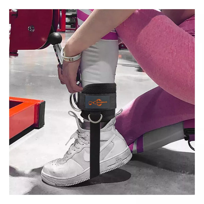 Tobillera Polea Con Estribo Gimnasio Gym Gluteos Pierna
