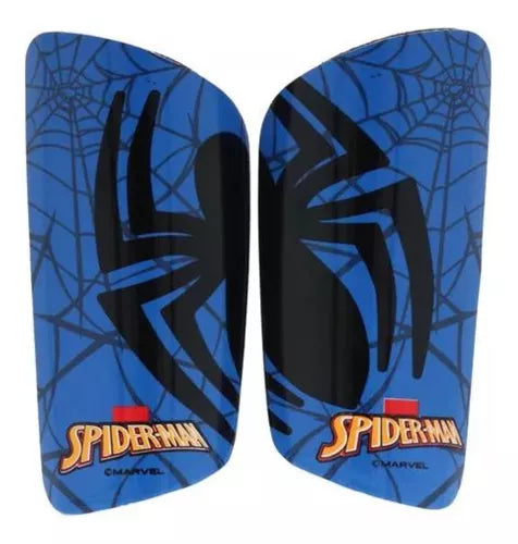 Canillera Para Futból Diseño Spider-man Para Niño Juvenil