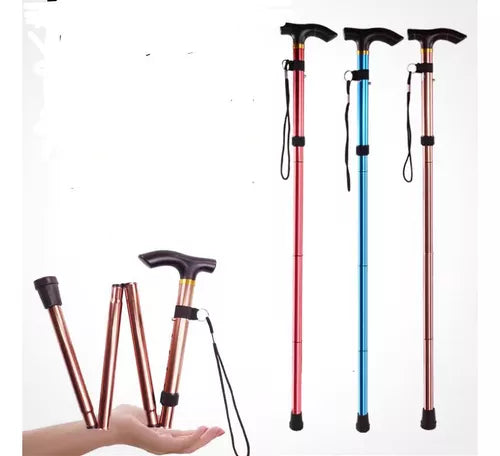 Bastón Ortopédico Plegable De Aluminio