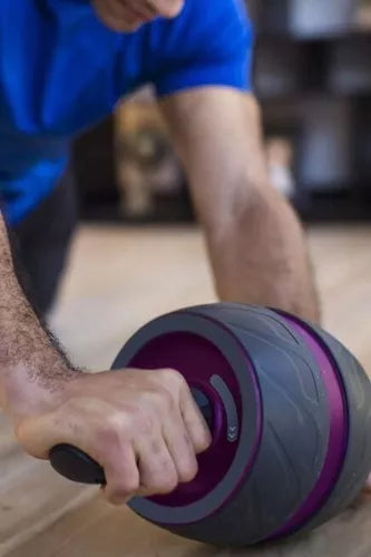 Rueda Abdominal Retractil Extraancha Profesional Gym+tapete