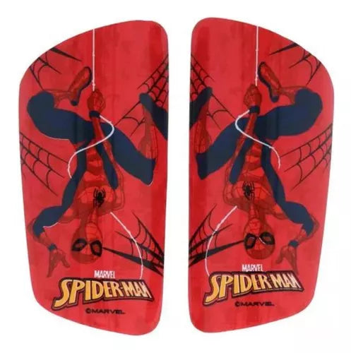 Canillera Para Futból Diseño Spider-man Para Niño Juvenil