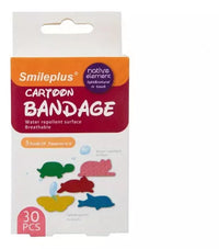 30 Parches Curitas Diseños Animalitos Smileplus Para Niños