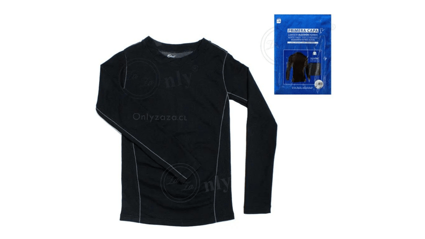 Camiseta Primera Capa Algodón Hipoalergénica Hombre Térmica