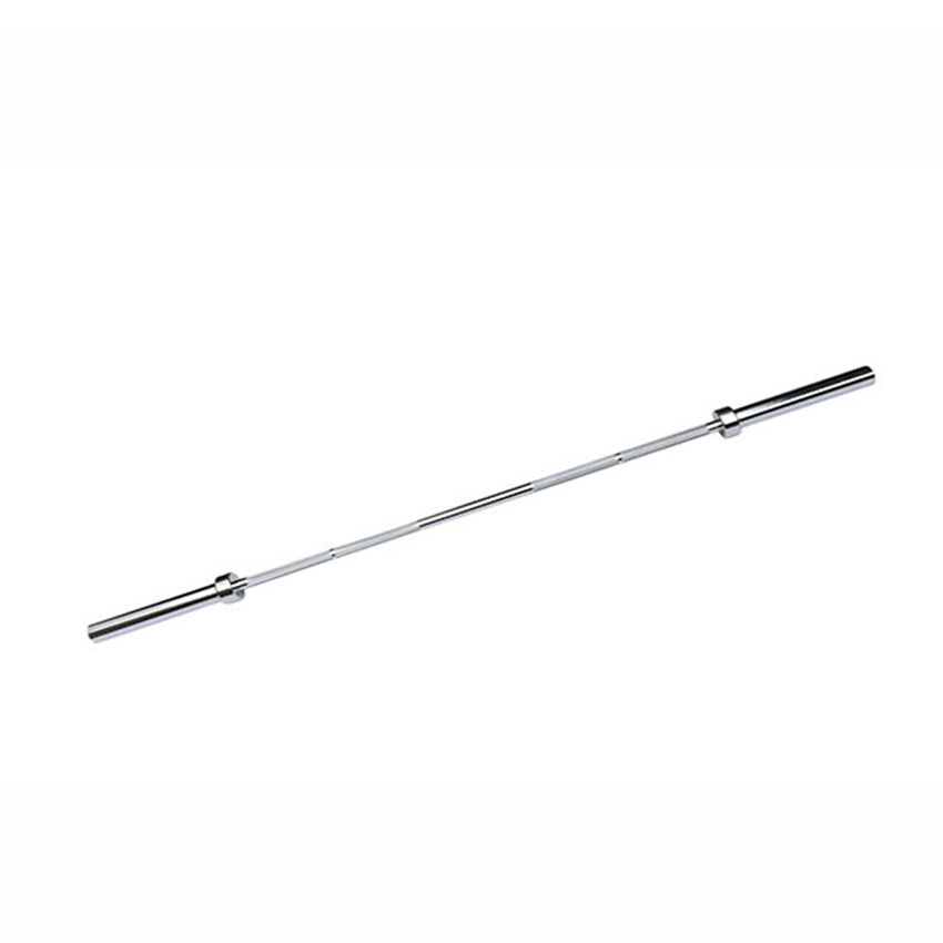 Barra Olímpica Profesional 220cm Cromada Rodamientos + 2azas