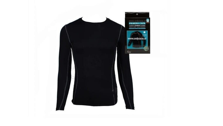 Camiseta Primera Capa Bambu Hipoalergénica Hombre Térmica