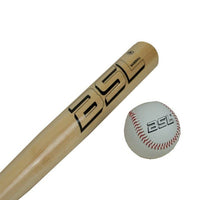 Pack Pelota De Beisbol 28'' + Bate De Beisbol Madera Asl