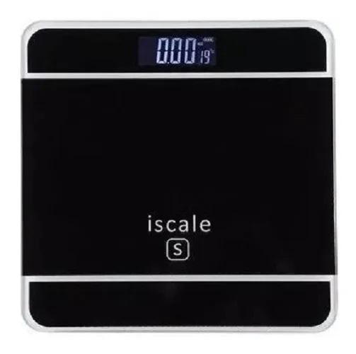 Bascula Balanza Pesa Baño Vidrio Templado Digital Iscale S