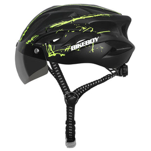 Casco Bikeboy Para Ciclismo Regulable Con Lentes