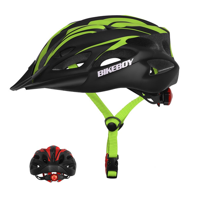 Casco Bikeboy Para Ciclismo Regulable Con Luz Trasera