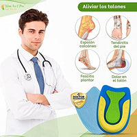 Taloneras Ortopedicas Ultra Descanso Plantillas Talon Yanuo Color Turquesa Tamaño De La Plantilla Estandar