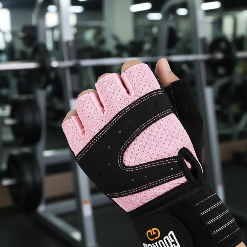 Guantes Deportivos Gounod Con Muñequera Larga Acolchados