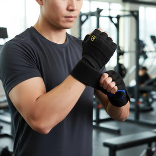 Guantes Deportivos Gounod Con Muñequera Alta Calidad