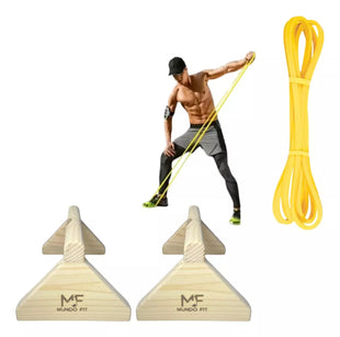 Pack De Miniparalelas 40cm + Banda De Activación 15lbs Calis