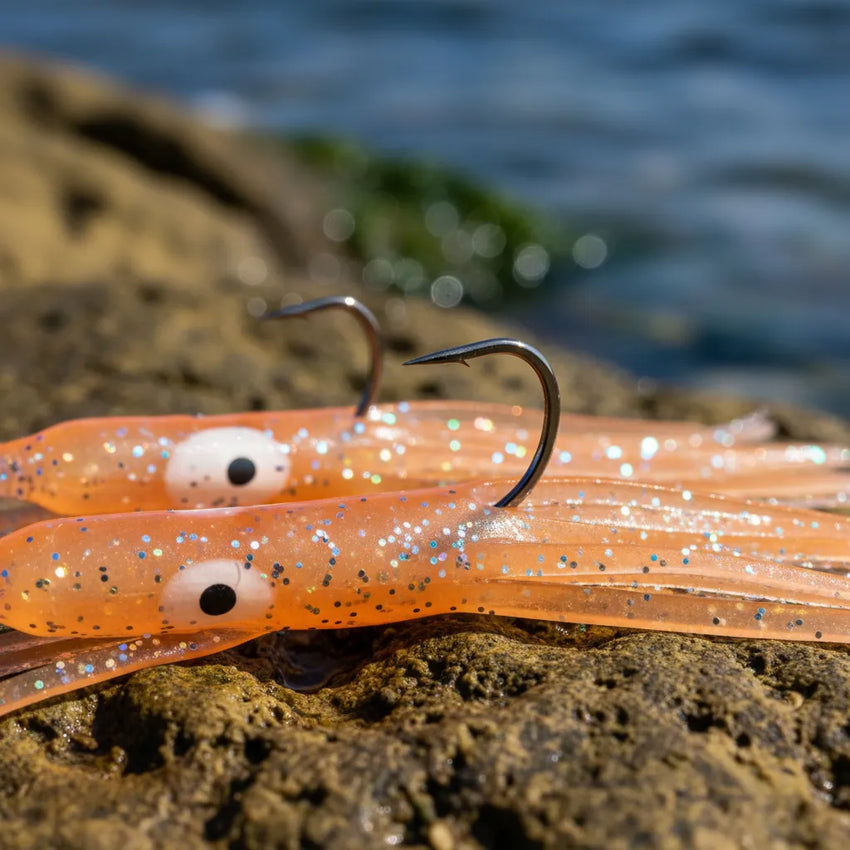 Armada De Pulpos Para Pesca 7,5 Cm Listos Para Usar