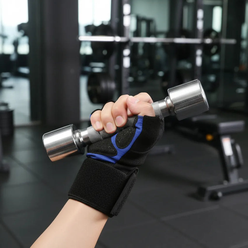 Guantes Deportivos Gounod Con Muñequera Alta Calidad