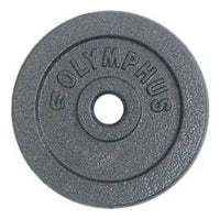 Pesa Disco 15kg Para Mancuerna Barra Preolimpica Hierro Gris