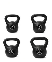 Mancuerna- Pesa Rusa- Kettlebell De Goma 4kg Crossfit Gym