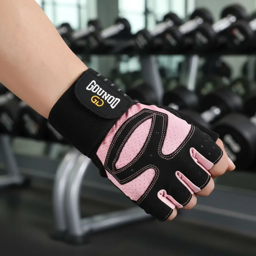 Guantes Deportivos Gounod Con Muñequera Larga Acolchados