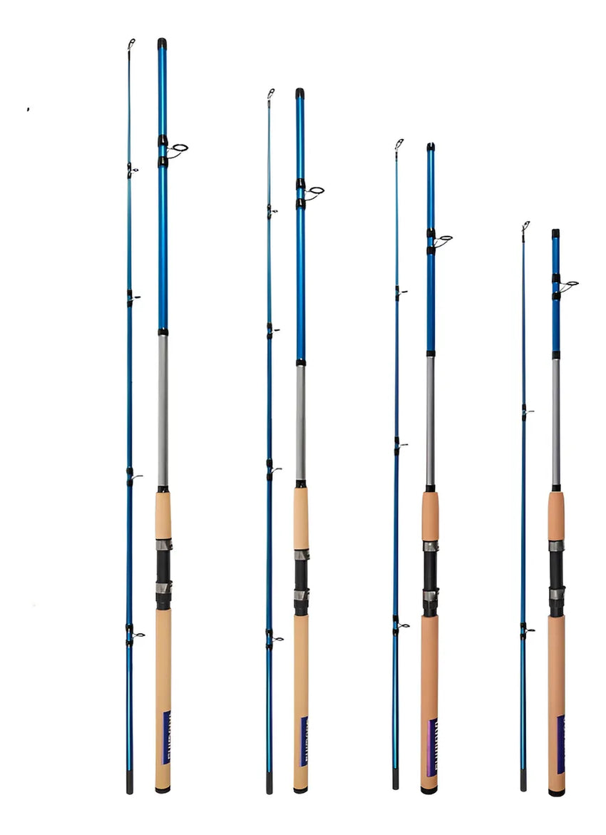 Caña De Pescar De Fibra De Vidrio 3m Para Orilla Lago O Rio