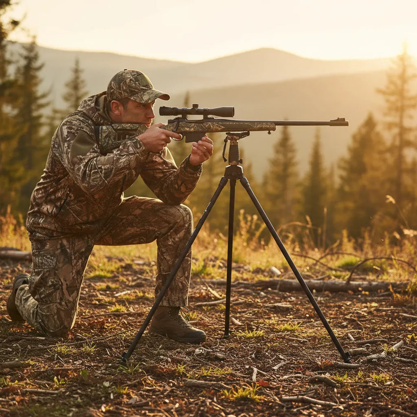 Bastón De Tiro Largo Extensible Trípode