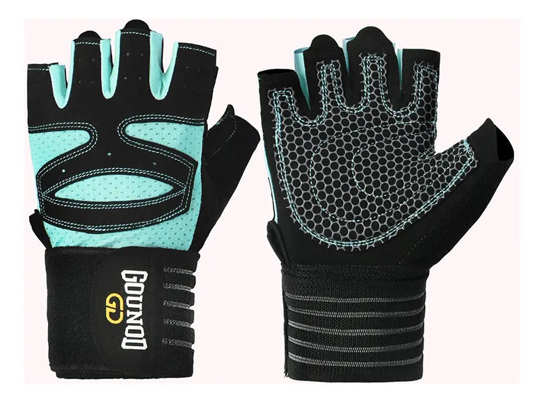 Guantes Deportivos Gounod Con Muñequera Larga Acolchados