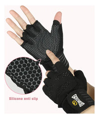 Guantes Deportivos Gounod Con Muñequera Larga Acolchados