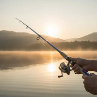 Caña De Pescar De Fibra De Vidrio 3m Para Orilla Lago O Rio