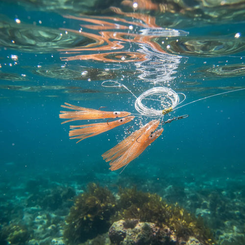 Armada De Pulpos Para Pesca 7,5 Cm Listos Para Usar