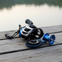 Carrete De Pesca Baitcasting Metálico Carretel De Aluminio