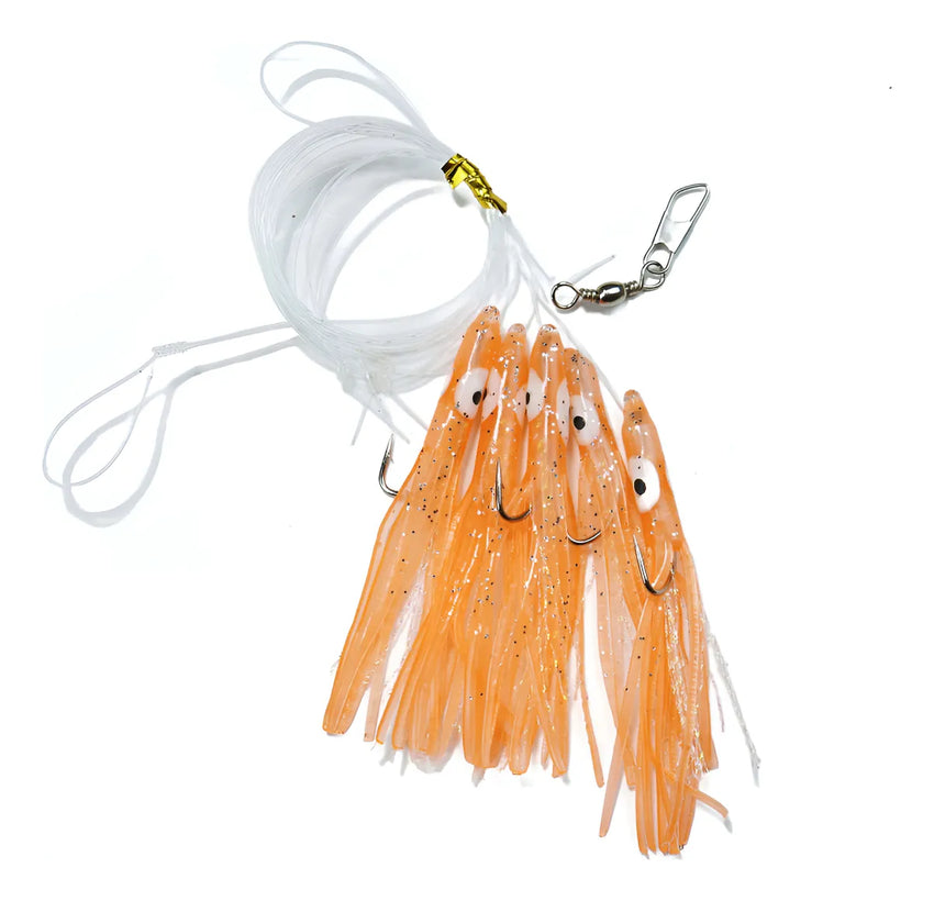 Armada De Pulpos Para Pesca 7,5 Cm Listos Para Usar