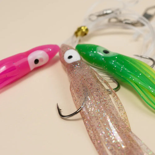 Armada De Pulpos Para Pesca 12 Cm Listos Para Usar