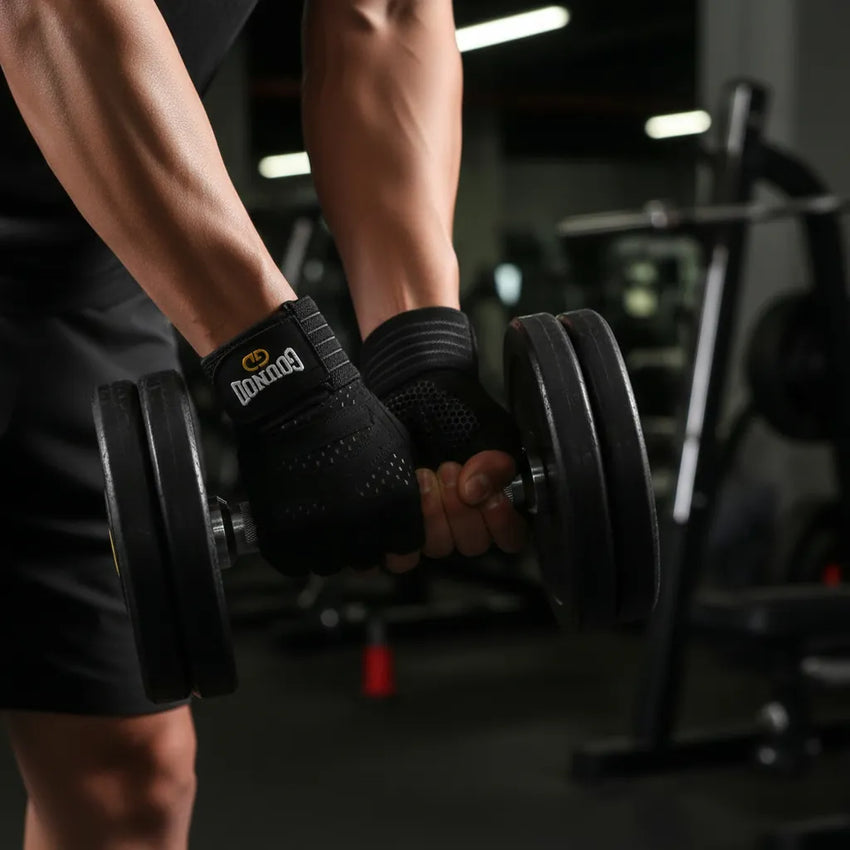 Guantes Deportivos Gounod Con Muñequera Larga Acolchados