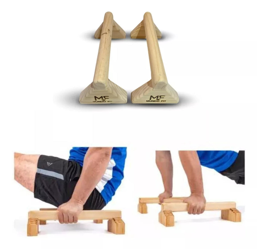 Mini Paralelas 35cm Para Flexiones De Brazos Hombros Push Up