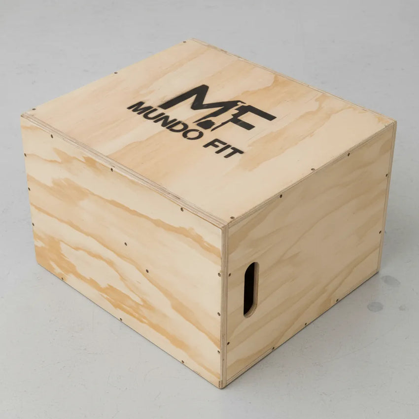 Cajón Pliométrico Mundofit 40x36x30cm Para Ejercicios Crossfit Gym