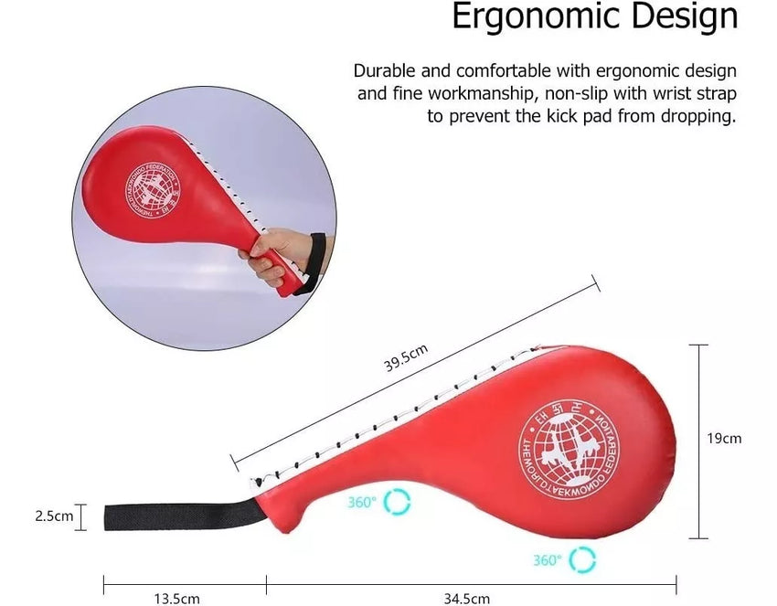 Paleta Doble Para Entrenamientos Golpes Taekwondo Rka