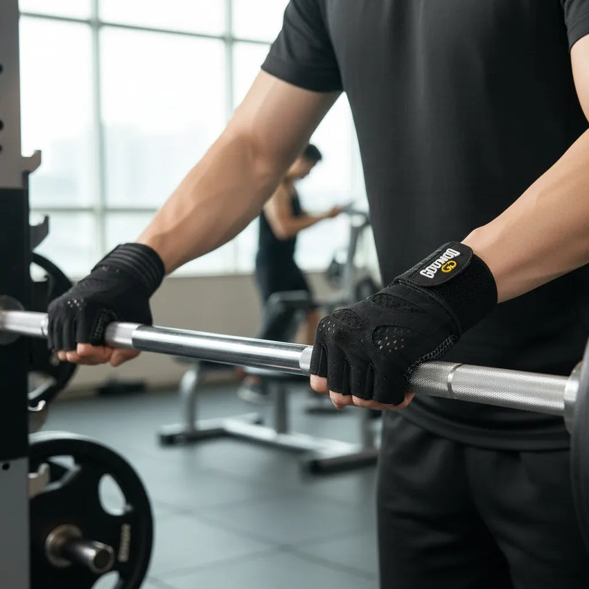 Guantes Deportivos Gounod Con Muñequera Larga Acolchados