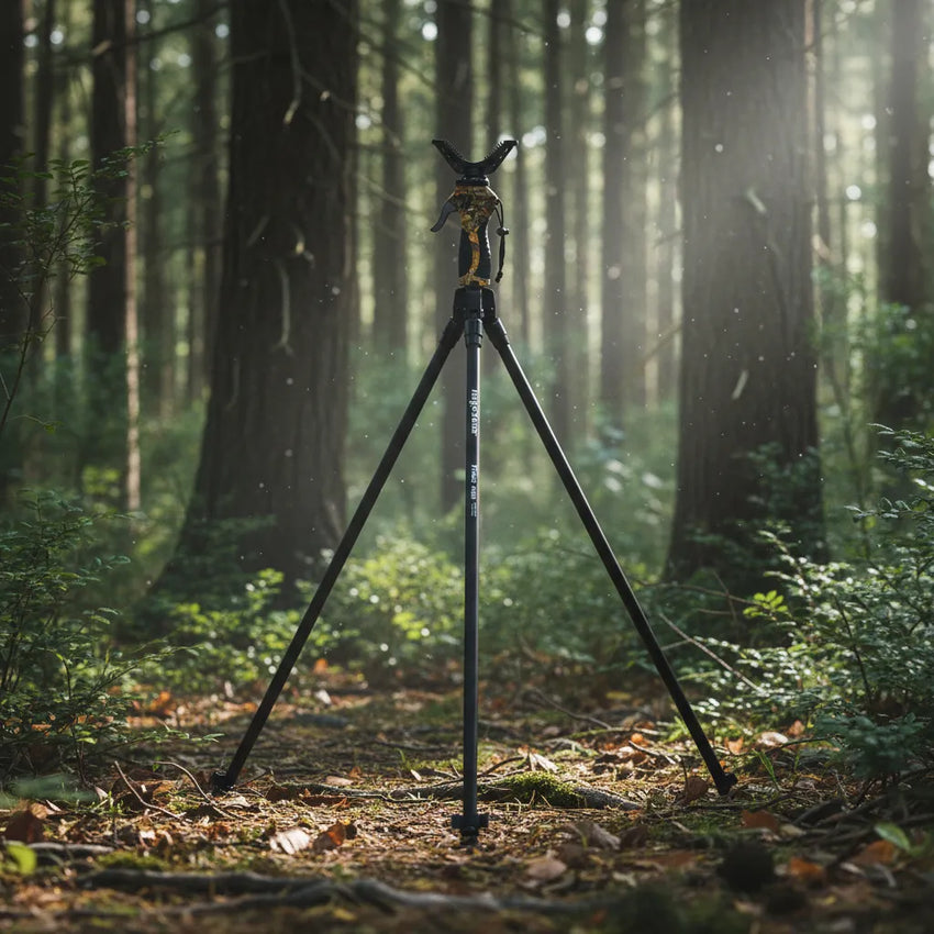 Bastón De Tiro Largo Extensible Trípode