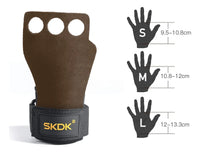 Calleras Profesionales Skdk 3 Dedos Con Muñequera Crossfit