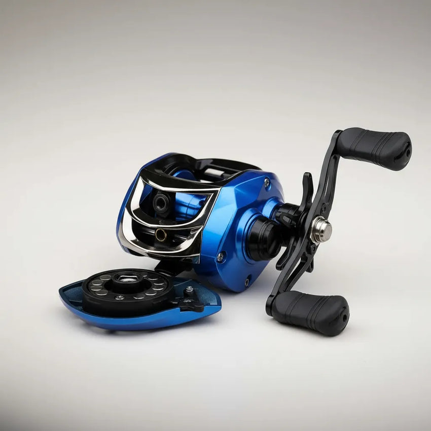 Carrete De Pesca Baitcasting Metálico Carretel De Aluminio