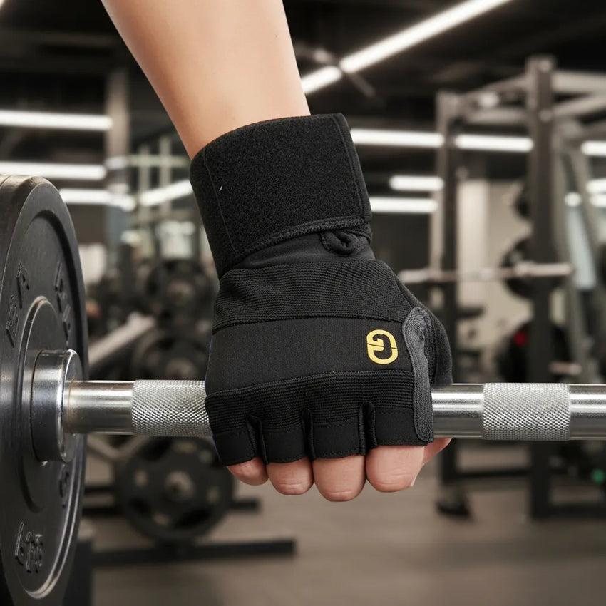 Guantes Deportivos Gounod Con Muñequera Alta Calidad