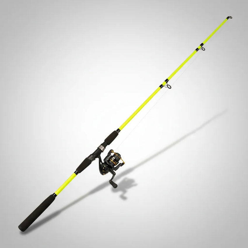 Caña De Pescar Flex De 240cm 2 Secciones Spinning Resistente