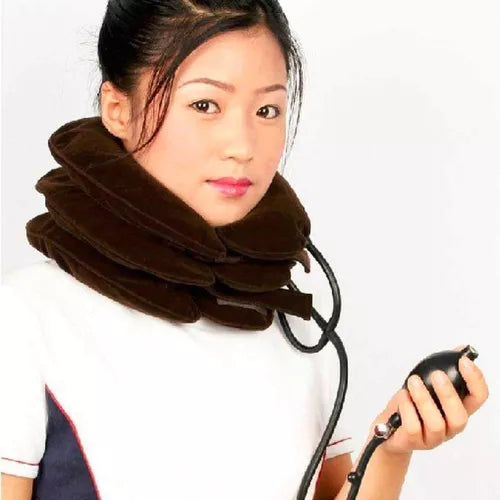 Cuello Inflable De 3 Capas Aire Cervical Cuello Cabeza Dolor