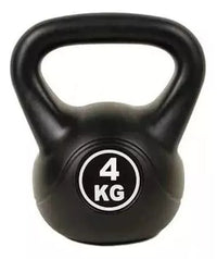 Kettletbell 4kg De Goma + Par De Minibox Madera Crossfit Gym