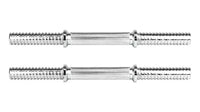 Par Barras Mancuerna Cromada Acero Para Bicep Tricep Hombro