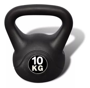Mancuerna- Pesa Rusa- Kettlebell De Goma 10kg Crossfit Gym