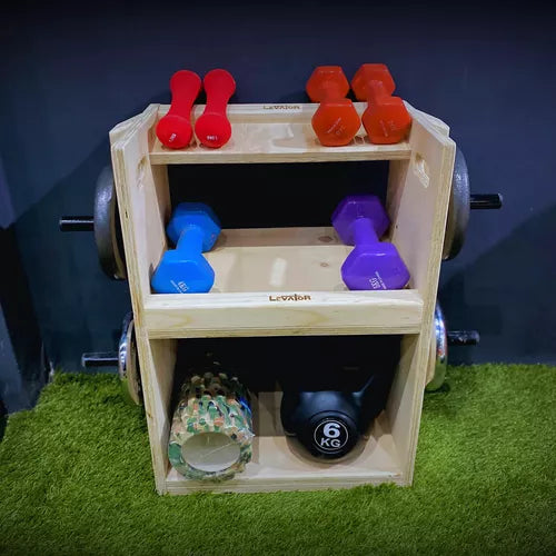 Rack Organizador Para Discos Preolímpicos Mancuernas Homegym
