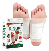 10 Parches Desintoxicante Para Pie Cuerpo Relajante Kinoki