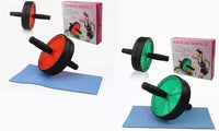 Rueda Abdominal Rodillo + Tapete Ejercicio Tonificador